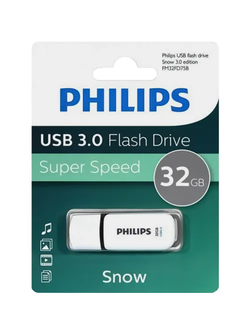 Флеш-память PPHILIPS SNOW3.0 32GB, USB 3.0