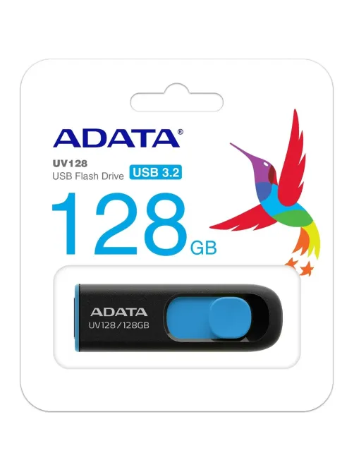 Флеш-память ADATA UV128, 128GB, AUV128-128G-RBE