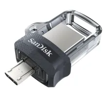 Флеш-память SanDisk Ultra Dual Drive, 64Gb, USB 3.0, micUSB, SDDD3-064G-G46