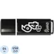 Флеш-память Smartbuy Glossy, 64Gb, USB 2.0, чер, SB64GBGS-K