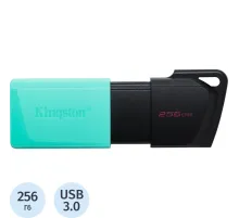 Флеш-память Kingston DataTraveler Exodia M, 256Гб, USB 3.2 gen.1 бирюзовый