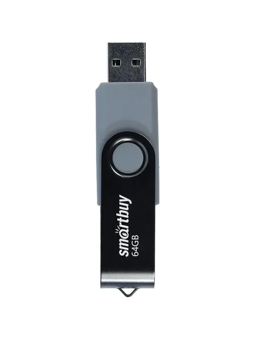 Флеш-память SmartBuy UFD 2.0 064GB Twist Black (SB064GB2TWK)