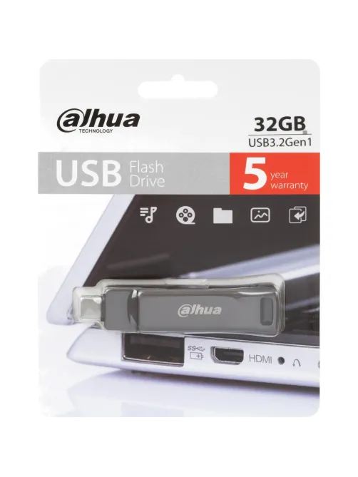 Флеш-память Dahua 32 ГБ, USB3.2 Gen1 DHI-USB-P629-32-32GB