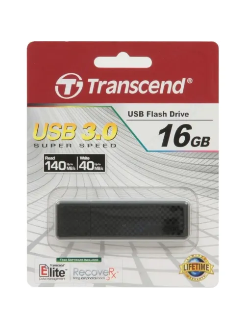 Флеш-память Transcend JetFlash 780, 16Gb, USB 3.1 G1, чер, TS16GJF780