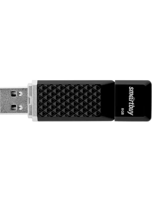 Флеш-память Smartbuy UFD 8GB Quartz series Black (SB8GBQZ-K)
