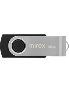 Флеш-память Mirex USB SWIVEL BLACK 16Gb (13600-FMURUS16 )