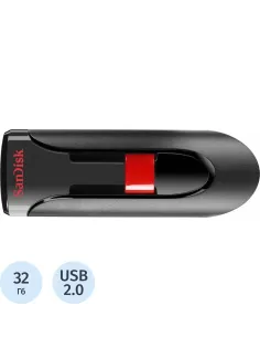 Флеш-память 32GB SanDisk CZ60 Cruzer Glide, USB 2.0 Black (SDCZ60-032G-B35)