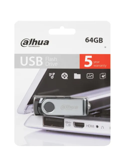 Флеш-память Dahua 64 ГБ, USB2.0 DHI-USB-U116-20-64GB
