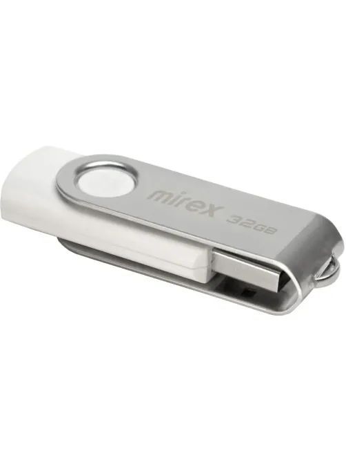 Флеш-память Mirex USB SWIVEL WHITE 32Gb (13600-FMUSWT32 )