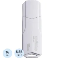 Флеш-память Smartbuy UFD 3.0/3.1 16GB CLUE White (SB16GBCLU-W3)