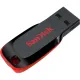 Флеш-память SanDisk Cruzer Blade, 16Gb, USB 2.0, ч/крас, SDCZ50-016G-B35