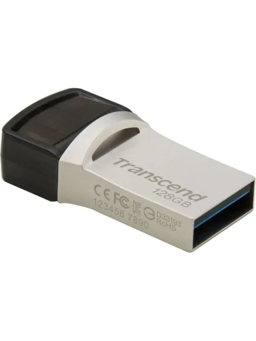 Флеш-память Transcend JetFlash 890, 128Gb, USB 3.1 G1, Type-C, TS128GJF890S
