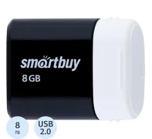Флеш-память Smartbuy UFD 2.0 8GB LARA Black (SB8GBLara-K)