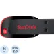 Флеш-память SanDisk Cruzer Blade, 16Gb, USB 2.0, ч/крас, SDCZ50-016G-B35