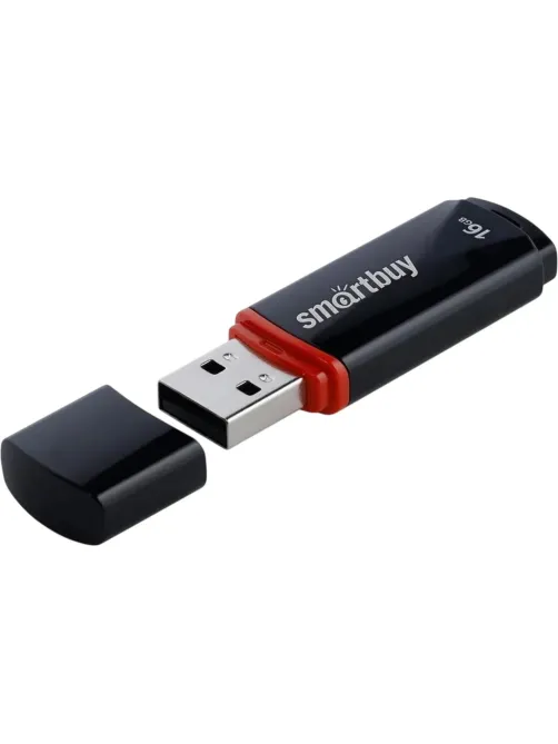 Флеш-память Smartbuy Crown, 16Gb, USB 2.0, чер, SB16GBCRW-K