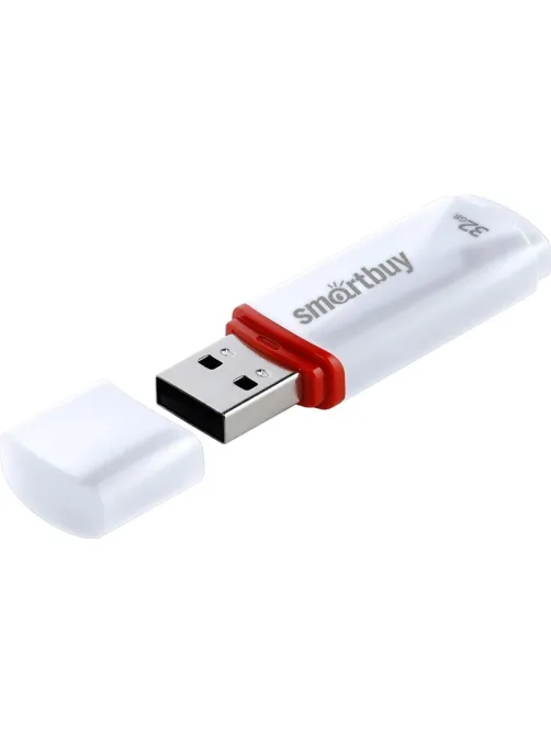 Флеш-память Smartbuy UFD 2.0 32GB Crown White (SB32GBCRW-W)