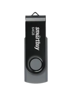 Флеш-память SmartBuy UFD 2.0 064GB Twist Black (SB064GB2TWK)