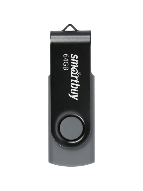 Флеш-память SmartBuy UFD 2.0 064GB Twist Black (SB064GB2TWK)