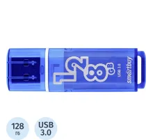 Флеш-память Smartbuy UFD 3.0 128GB Glossy Dark Blue (SB128GBGS-DB)