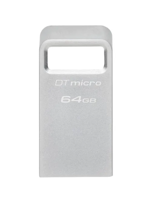 Флеш-память Kingston DataTraveler Micro G2, 64 Гб, USB 3.2, до 200 МБ/с