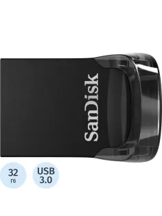Флеш-память SanDisk Ultra Fit, 32Gb, USB 3.1 G1, чер, SDCZ430-032G-G46