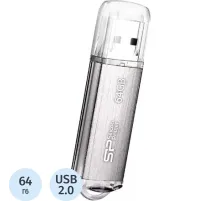 Флеш-память Silicon Power Ultima II I-Ser, 64Gb, USB 2.0, SP064GBUF2M01V1S