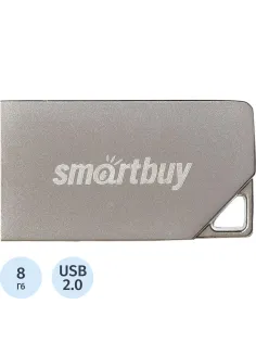 Флеш-память Smartbuy UFD 2.0 008GB MU30 Metal (SB008GBMU30)