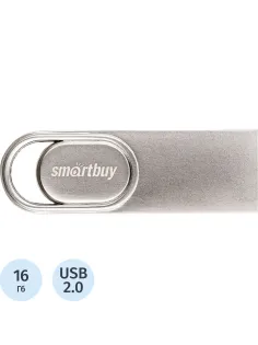 Флеш-память Smartbuy UFD 2.0 016GB M3 Metal (SB16GBM3)