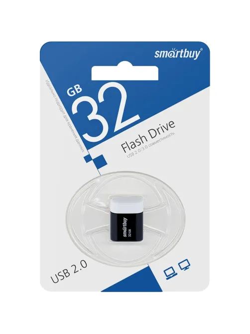 Флеш-память Smartbuy UFD 2.0 32GB LARA Black (SB32GBLARA-K)