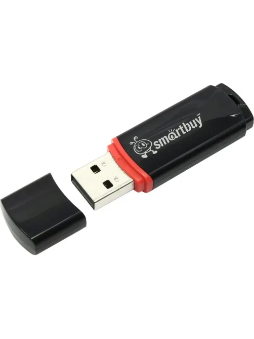Флеш-память Smartbuy Crown, 8Gb, USB 2.0, чер, SB8GBCRW-K