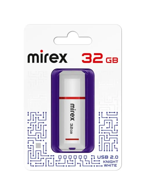 Флеш-память Mirex USB KNIGHT WHITE 32Gb (13600-FMUKWH32 )
