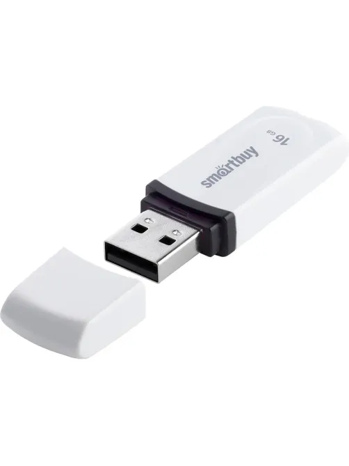 Флеш-память Smartbuy UFD 2.0 16GB Paean White (SB16GBPN-W)