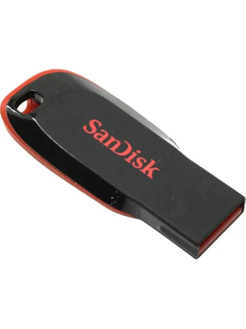 Флеш-память SanDisk Cruzer Blade, 32Gb, USB 2.0, ч/крас, SDCZ50-032G-B35