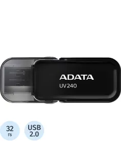 Флеш-память ADATA UV240, 32GB, AUV240-32G-RBK