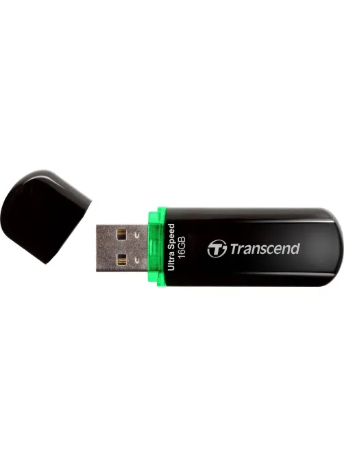 Флеш-память Transcend JetFlash 600, 16Gb, USB 2.0, чер, TS16GJF600