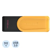 Флеш-память Kingston (DTXS/512GB)DataTraveler Exodia S, 512Гб USB 3.2 g1