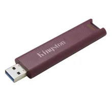 Флеш-память Kingston DataTraveler MaxA, 512 ГБ USB3.2 Gen 2 Type-A/бордовый
