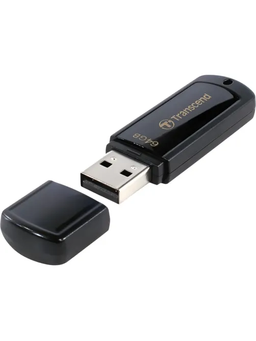 Флеш-память Transcend JetFlash 350, 64Gb, USB 2.0, чер, TS64GJF350
