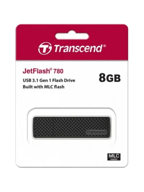 Флеш-память Transcend JetFlash 780, 8Gb, USB 3.1 G1, чер, TS8GJF780.