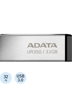 Флеш-память ADATA USB3.2 32G BLACK UR350-32G-RSR/BK