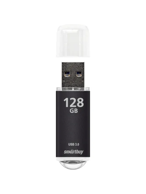 Флеш-память Smartbuy UFD 3.0/3.1 128GB V-Cut Black (SB128GBVC-K3)