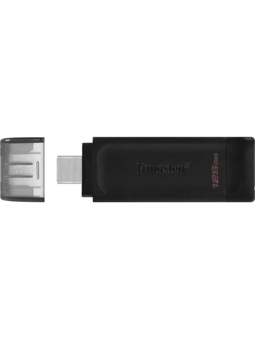 Флеш-память Kingston DataTraveler 70, USB-C 3.2 G1, чер, DT70/128GB