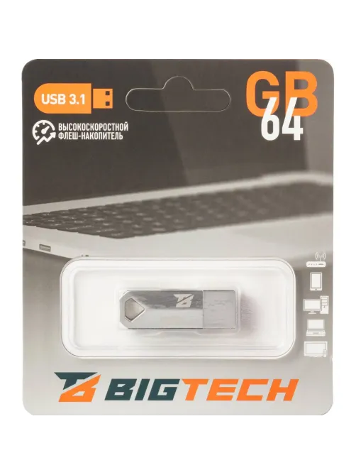 Флеш-память BigTech UFD036 USB3.1, 64 ГБ