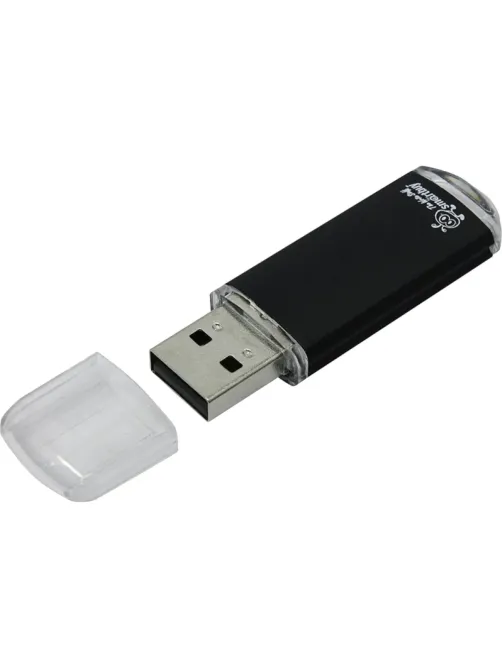 Флеш-память Smartbuy V-Cut, 8Gb, USB 2.0, чер, SB8GBVC-K