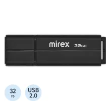 Флеш-память Mirex USB LINE BLACK 32Gb (13600-FMULBK32 )