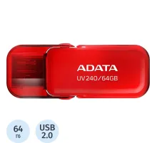 Флеш-память ADATA 64GB AUV240-64G-RRD RED