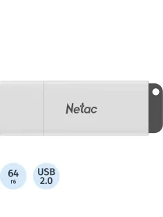Флеш-память Netac USB Drive U185 USB2.0 64GB, retail version