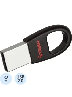 Флеш-память Promega Jet брелок 32GB USB2.0/чер пласт/под лого NTU328U2032GB