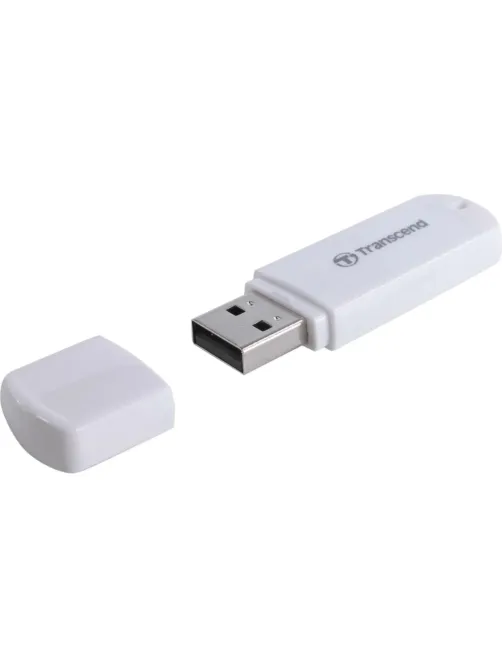 Флеш-память Transcend JetFlash 370, 32Gb, USB 2.0, бел, TS32GJF370