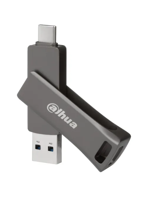 Флеш-память Dahua 64 ГБ, USB3.2 Gen1 Type A и Type C DHI-USB-P629-32-64GB